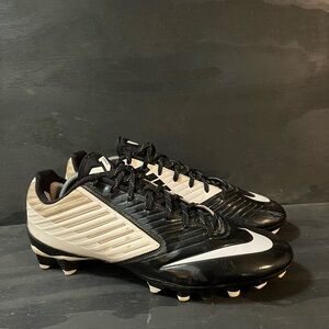 Nike Vapor Speed Low TD Mens Size 12 Football Cleats White Black 643152-110